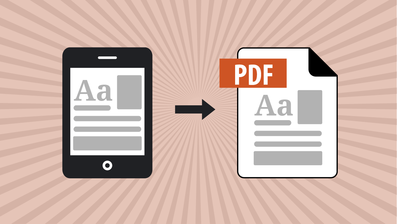 How to Convert Kindle eBooks to PDF