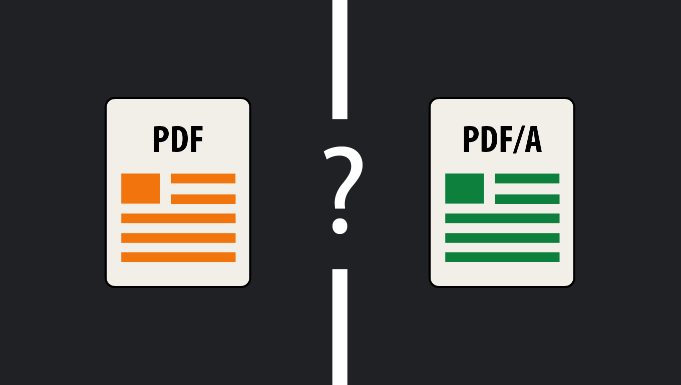 PDF vs PDF/A
